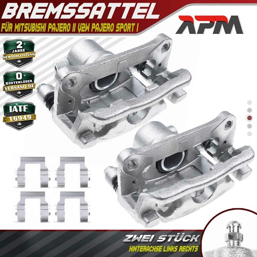 Brake caliper with holder - 2x,