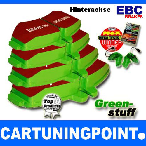 Ebc brake pads rear - pads, greenstuff