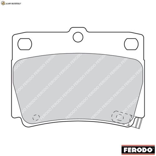 Brake pad set disc - brake,