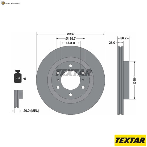 Brake discs 92167203 for - 2x,
